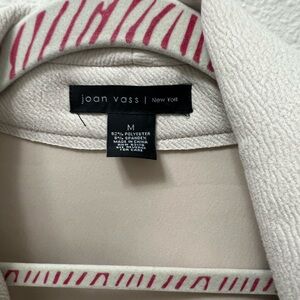 Joan Vass Faux Leather Jacket